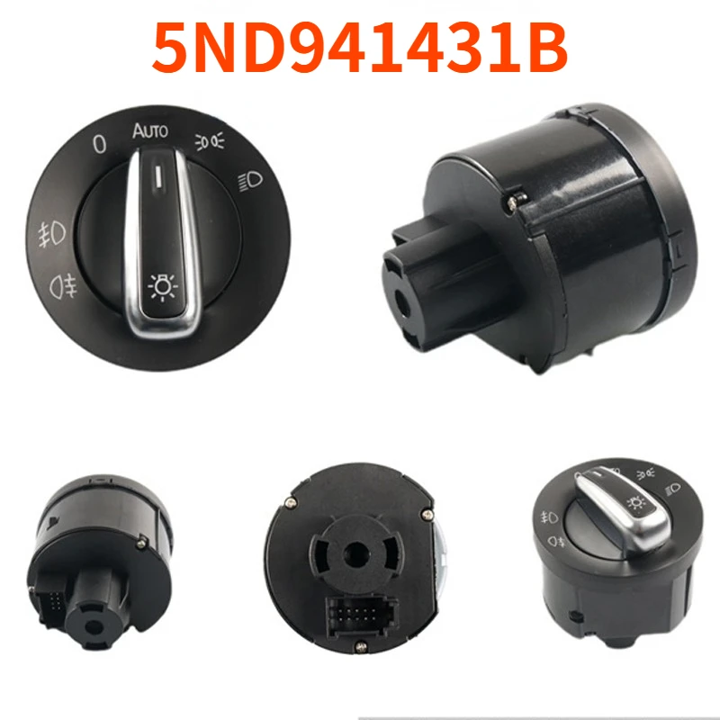 

5ND941431B Headlight Switch For VW Jetta Golf MK5 MK6 Plus Passat B6 B7 Tiguan Scirocco Amarok Caddy Sharan Touran