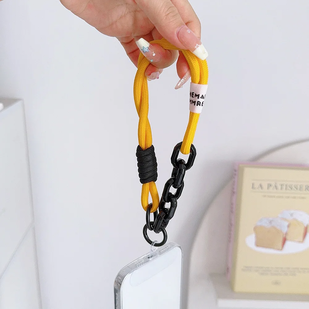 

Аксессуары, персонализированные цветные сращенные цепочки для телефонов, ремешки для пары, альпинизм, веревки с защитой от потери, брелки