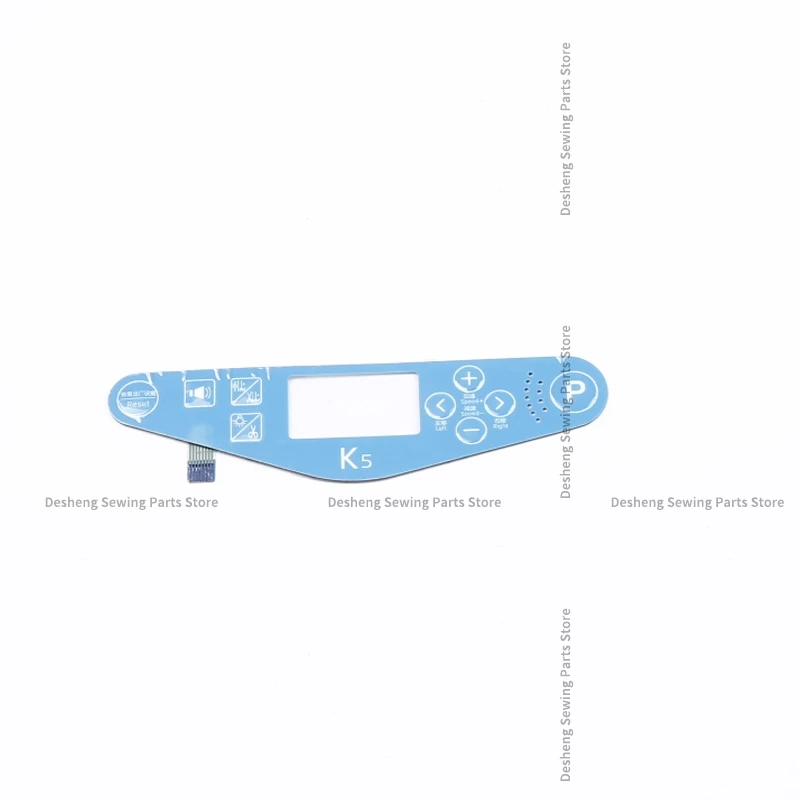 1 peça novo painel de operação adesivo filme de membrana azul botão papel para máquina de costura industrial jack k5