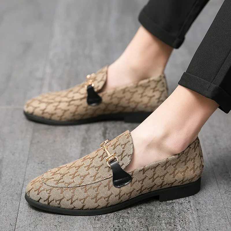 2024 Classic Luxury Man Moccasin Shoes Fashion Designer Men Loafers Comfortable Flat Shoes Slip On Casual Dress Shoes For Men