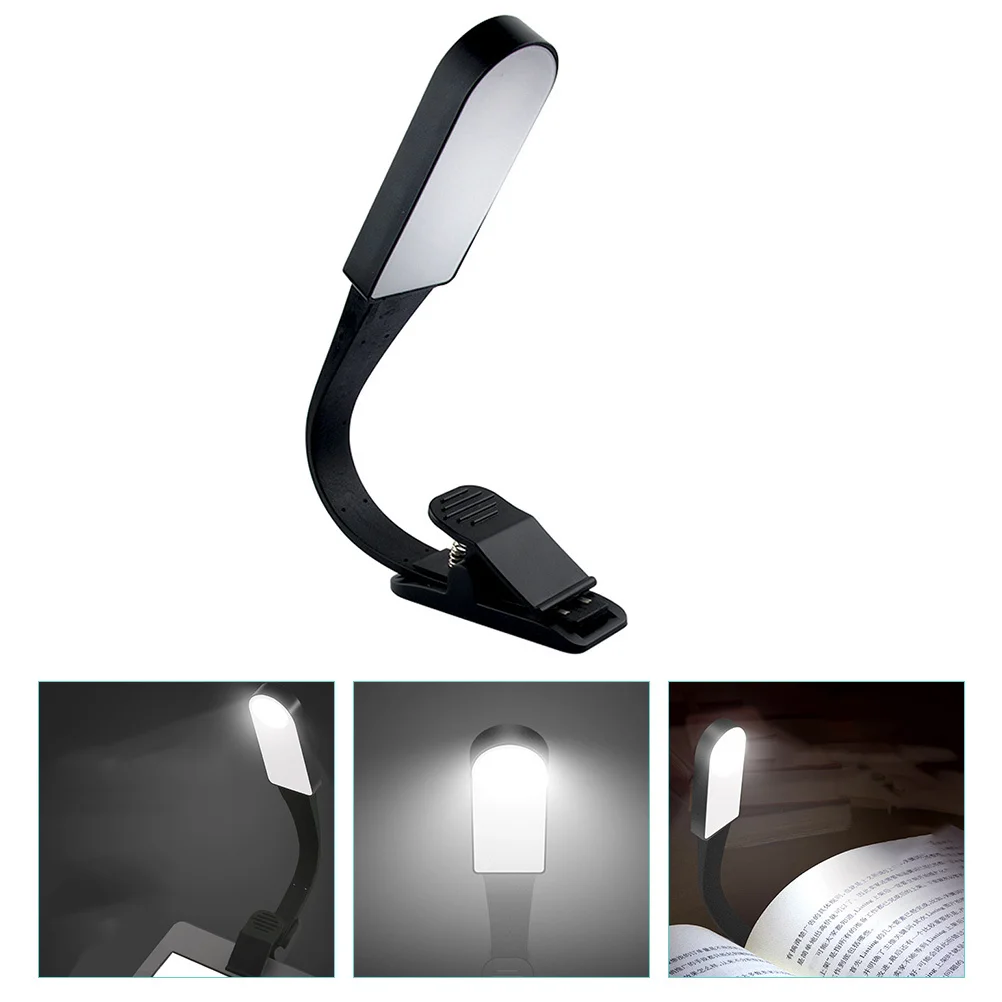 LED-leeslamp met clip-on-functie USB-oplaadboeklicht voor studie aan het bed Oogbescherming Compact ontwerp
