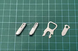 2 PCS Stainless Steel Thumb Grip Tab Blade & Saw Push Button for Leatherman Surge Knife Blade and SaW(PLIERS NOT INCLUDED)