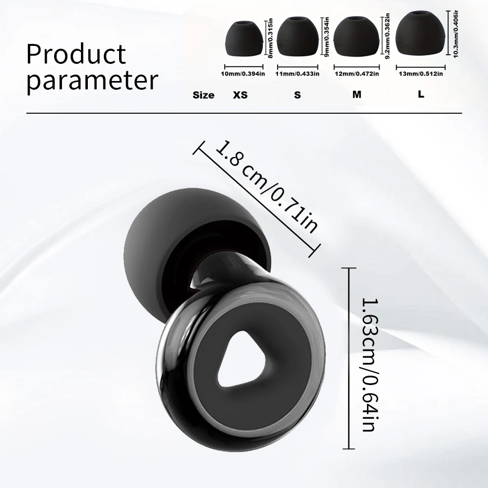 High-Fidelity Reusable Earplugs – Silicone Noise Cancelling for Motorcycle, Travel, Swimming & Sleep