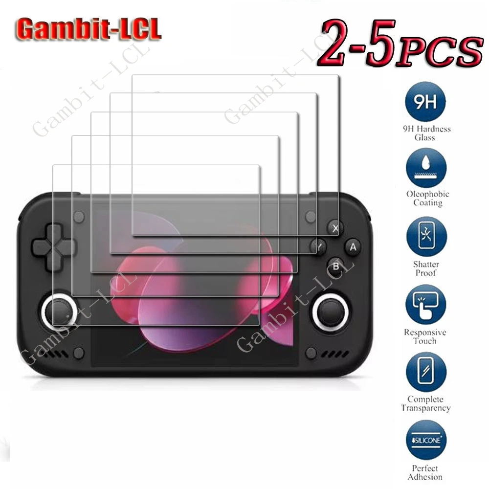 2-5PCS 9H HD Tempered Glass For Retroid Pocket Nova Handheld Game Console ON  PocketNova 4.5" Screen Protector Cover Film