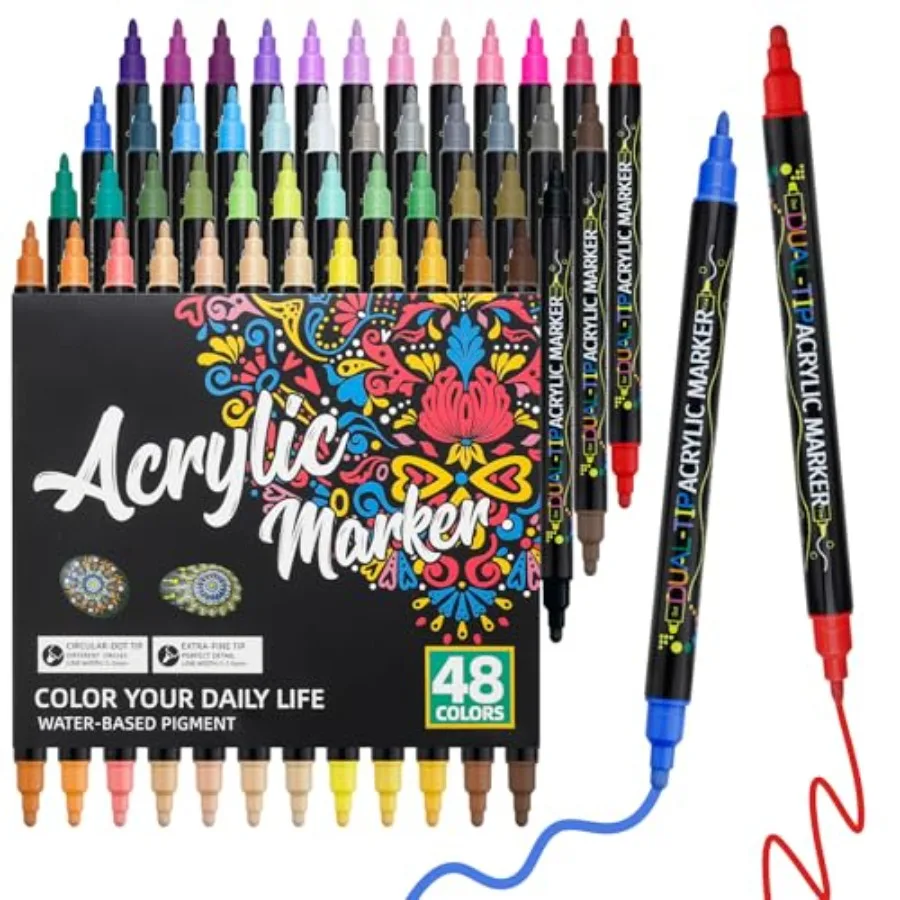 48 Colors Dual Tip …