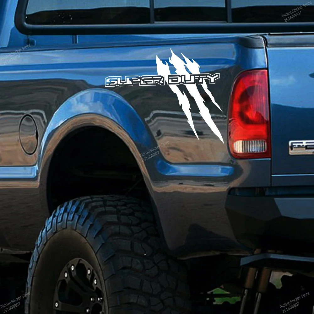 Car Sticker Pickup Truck Bed Graphics Claw Styling Decor Decal Auto Tuning Accessories For Ford Super Duty Superduty F250 F350