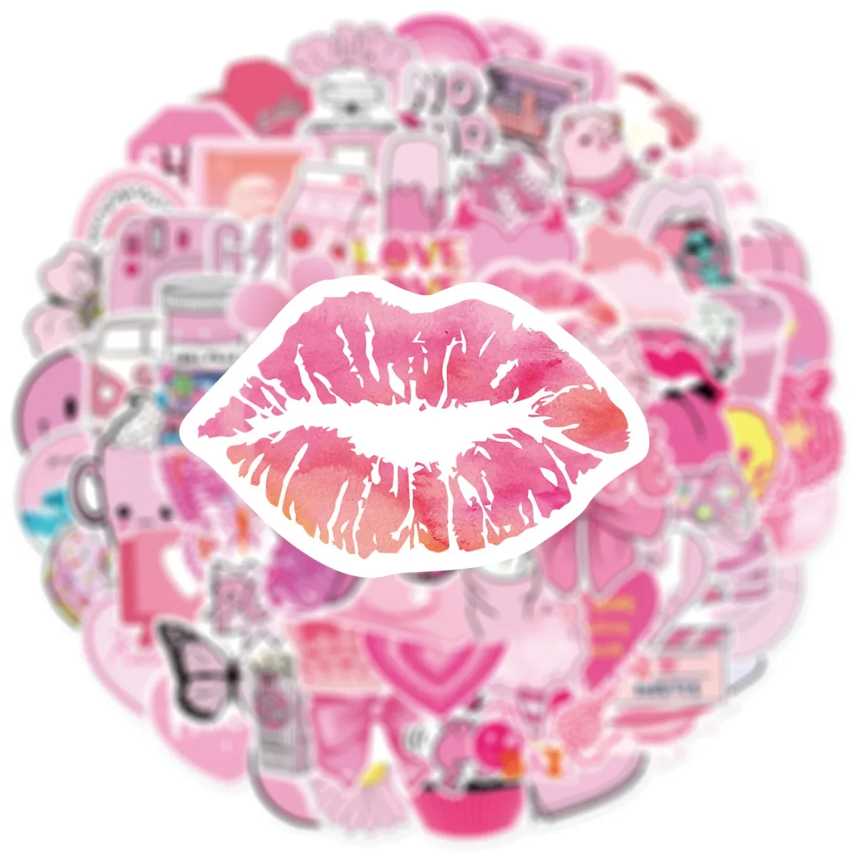 Lot De 50 Autocollants Résistants À L'Eau Vsco Stickers