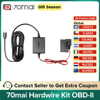 70mai Hardwire Kit OBD II Tpye-C USB-C interface for 70mai 4K Dash Cam A810 / Omni X800 / X200 / Dash Cam A510 / M500 / M310