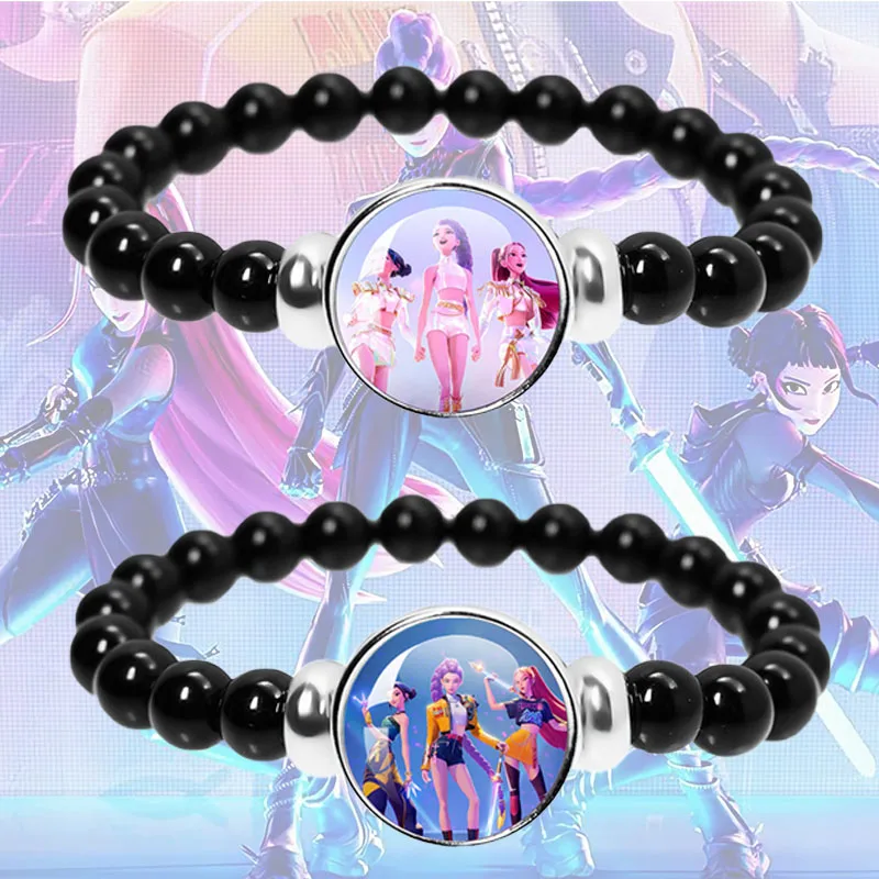 

KPop Demon Hunting Series браслет из бисера горячий фильм Руми Мира Зои для девочек ювелирные изделия с кристаллами аксессуар сладкий милый подарок на день рождения
