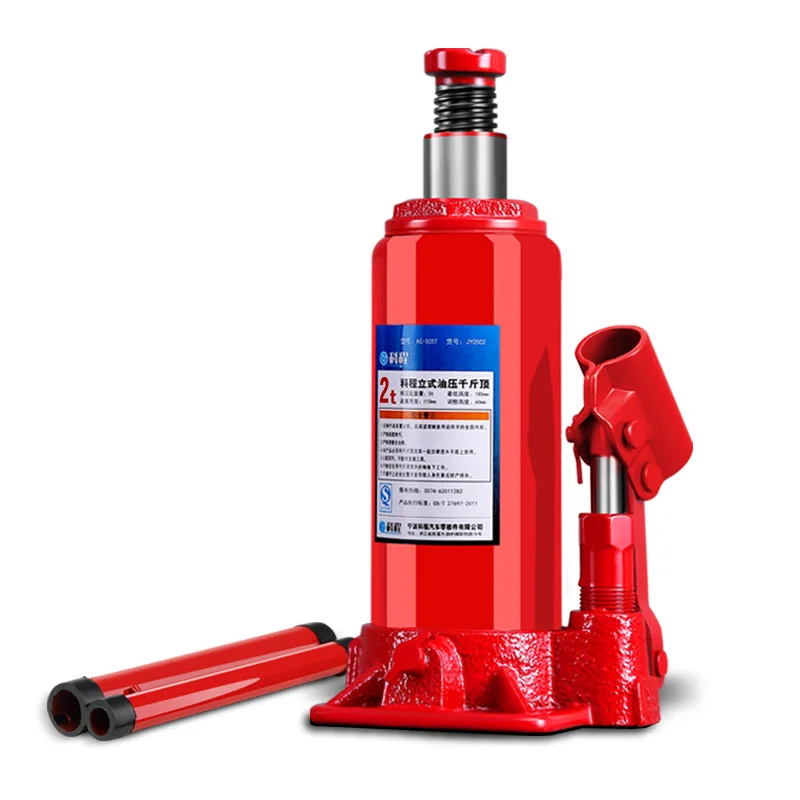 Manual Stainless Steel Welded Bottle Jacks Car Mechanic Caravan Elevator Garage Jack 50cm Low Price