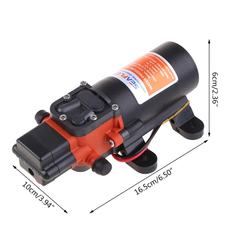Pompa Air Transfer Listrik Portabel 35PSI Pompa Diafragma Air Self-priming