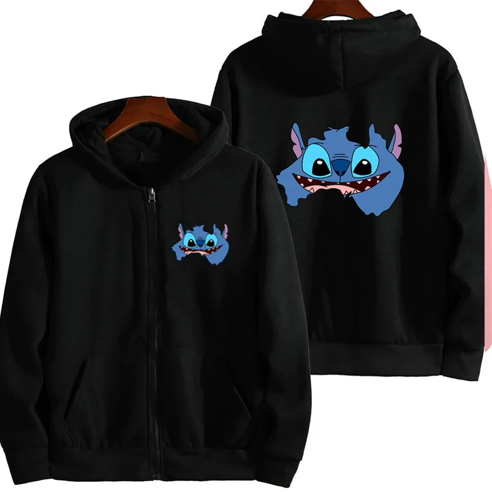 

New cute knitted cartoon hooded sweatshirt,Kawai Men's Spring and Autumn Long sleeved Sports Shirt,Disney Fashion Women's Top