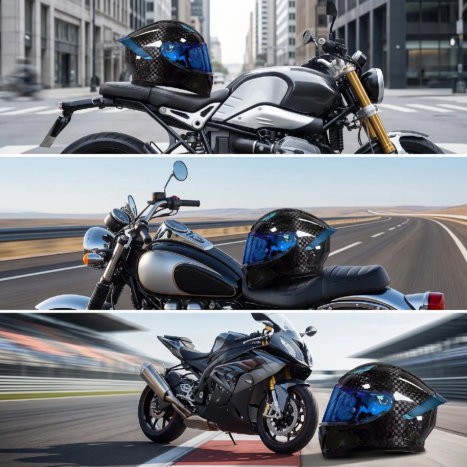 Kép 7: Bluetooth Integrált Motorbicikli helmes Pont Tudomásul szolgál Hiánytalan arca Motorbicikli helmes Könnyűsúly Áramvonalas számára commuters