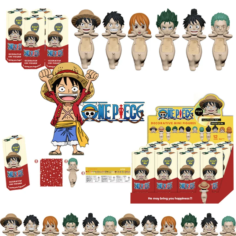 Sonny Angel One Piece Klasyczne postacie Mini figurka Udekoruj zabawki Śliczne lalki Dekoracja telefonu samochodowego Szczęśliwe świąteczne zabawki Prezenty