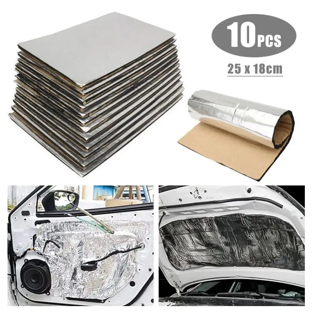 Crush Resistant Car Sound Deadener Sound Proof Waterproof Heat Insulation Mat Durable Reduces Sound Car Heat Shield