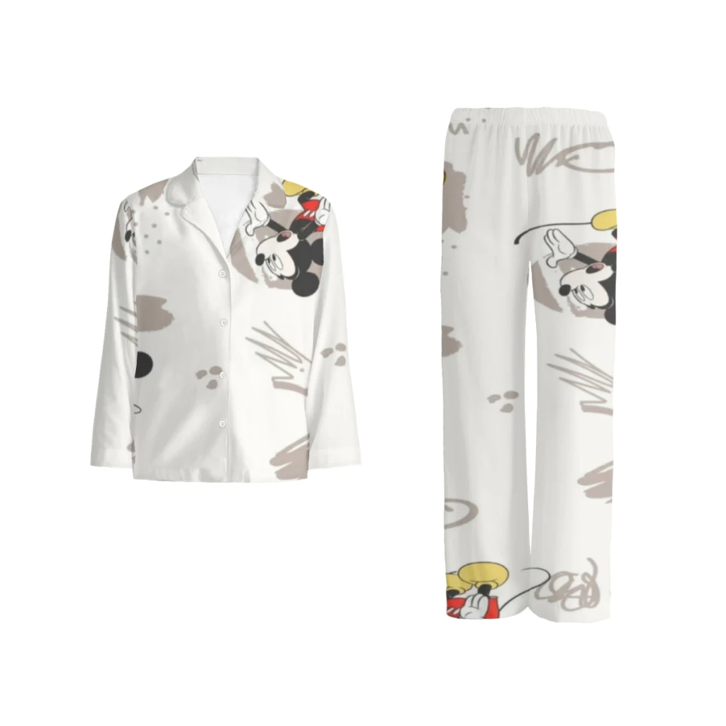 

Disney Mickey Mouse White pajamas, Minso's selected patterns, cute style