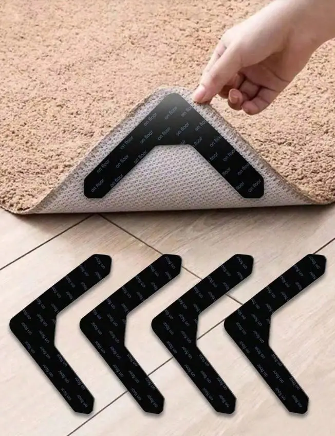 4Pcs Carpet Rug Ant…