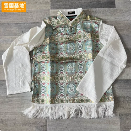 Chinese verborgen en nep-twee-vestoverhemden voor heren die samen verbonden