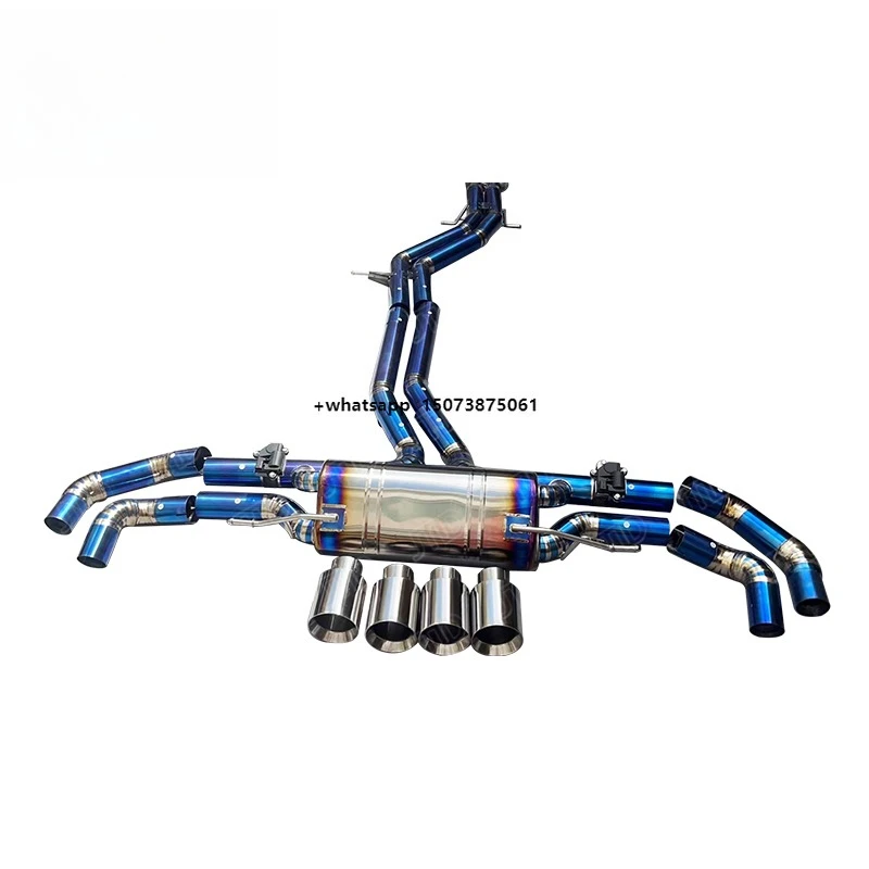 High Flow Performance Titanium Valved Sport Exhaust for  SQ7 4.0 TFSI V8 2020-2023