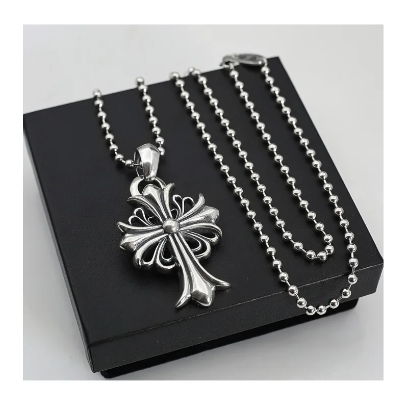 

Колье Wind Necklace: Классический кулон в виде креста и цветка, модный персонализированный дизайн, для мужчин и женщин, парное.