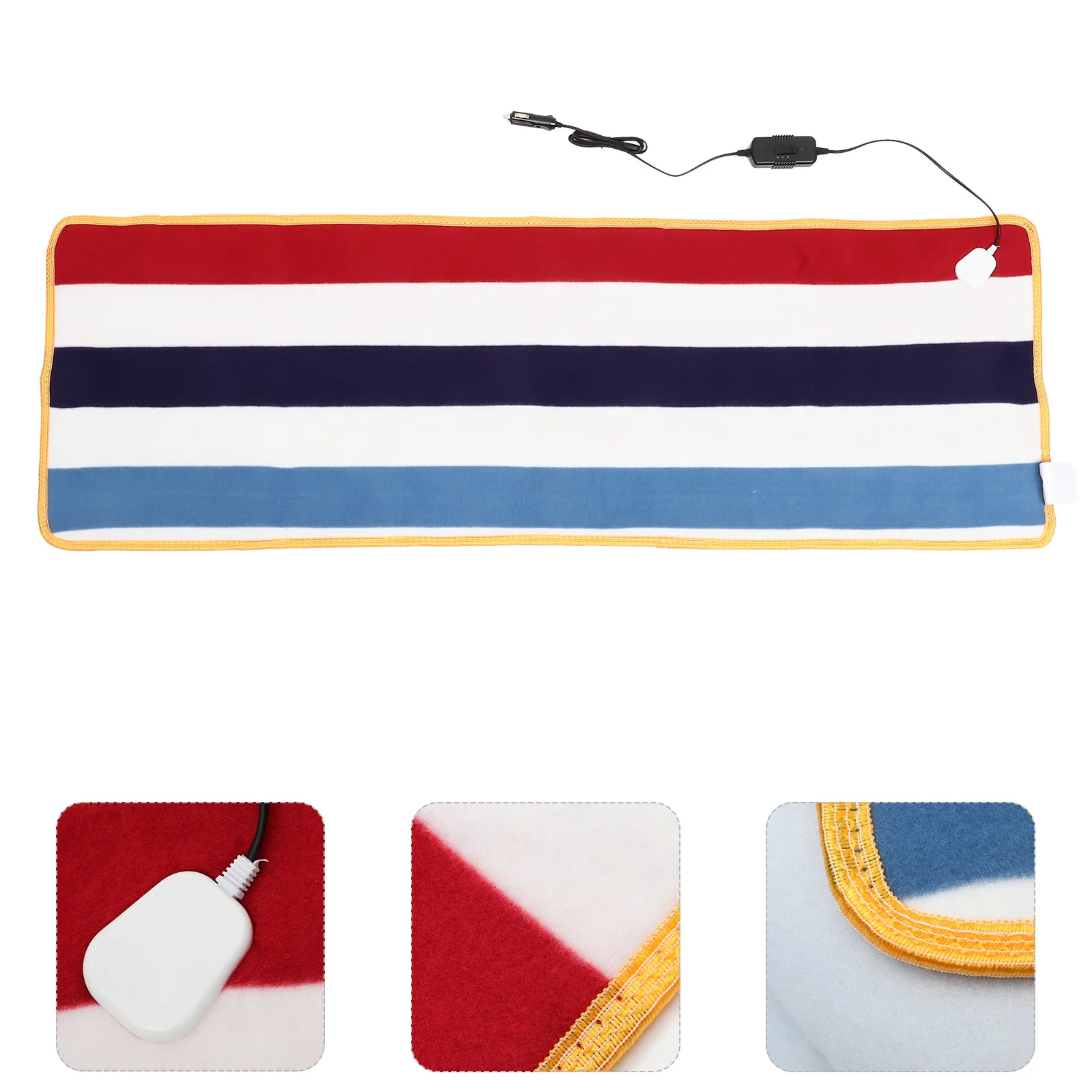 

12V Electric Car Blanket Heated Travel Throw for Vehicle Trunk Warmth for Cold Weather Outdoor Adventures