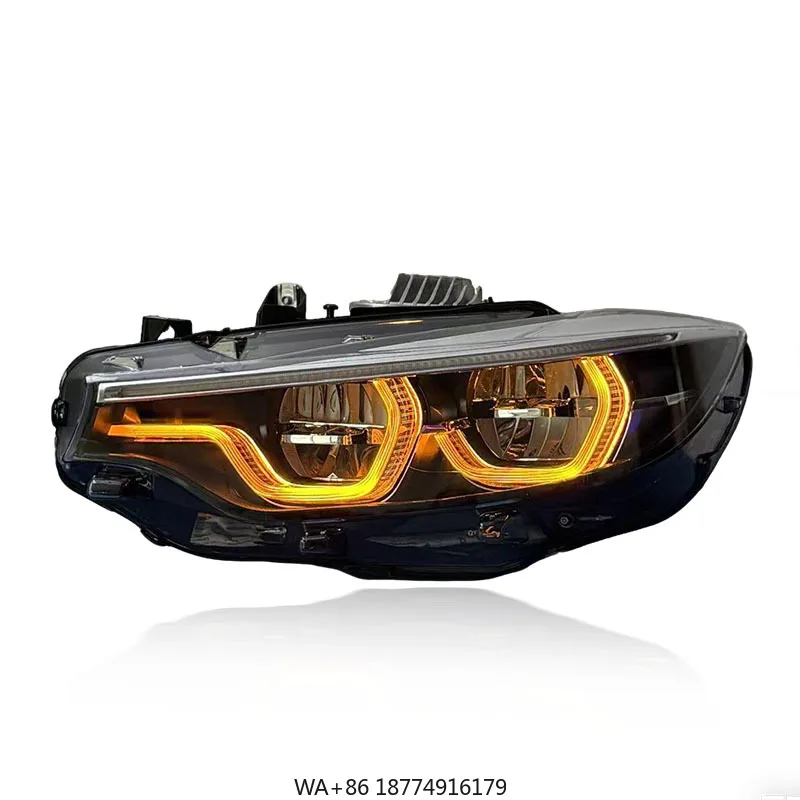 

Auto Part Headlight Lighting System for F32 F36 F80 F82 2013-2019 Upgrade V2 Tri-color White&Yellow&Amber DRL Headlight