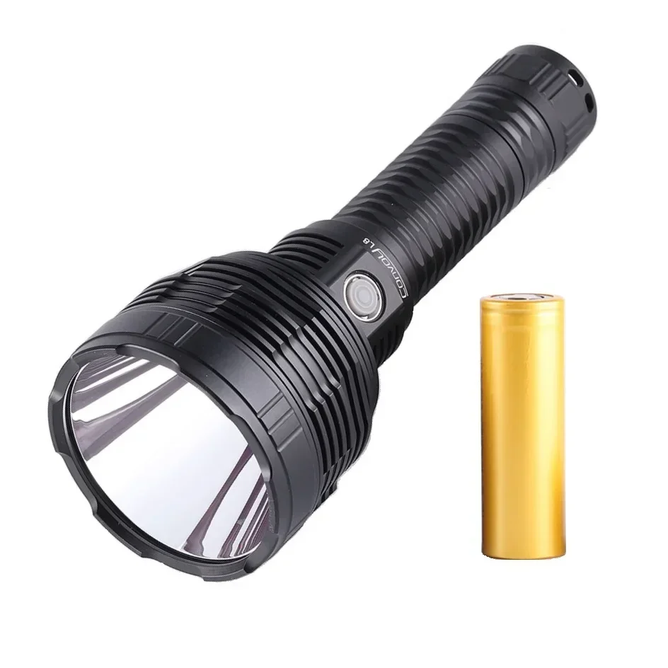 

Convoy L8 Powerful LED Flashlights SBT90.2 Max 6400LM Torch Light by 26800 Battery for Camping Hiking Self-defense