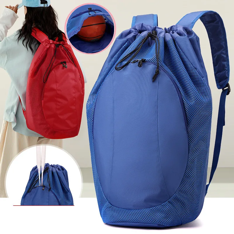 

Gym Shoulder Bags Men's Drawstring Badminton Racket Basketball Luggage Handbag Trend 2025 Fitness Large Women's Sports Backpack
