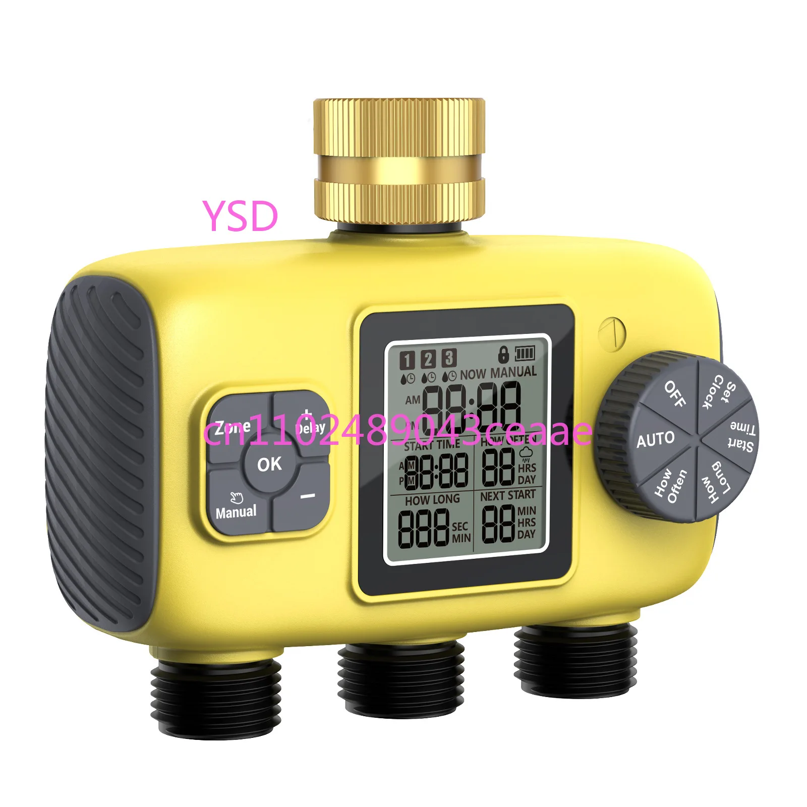 

Intelligent Watering Controller, Three - way Automatic Plant Waterer, Outdoor Garden Irrigation Timer