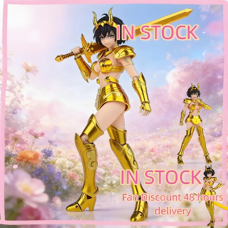 

【IN STOCK 】Gt Female Goat Sacred Contract Gold Armor Fighter Myth Andrea Fan hobby