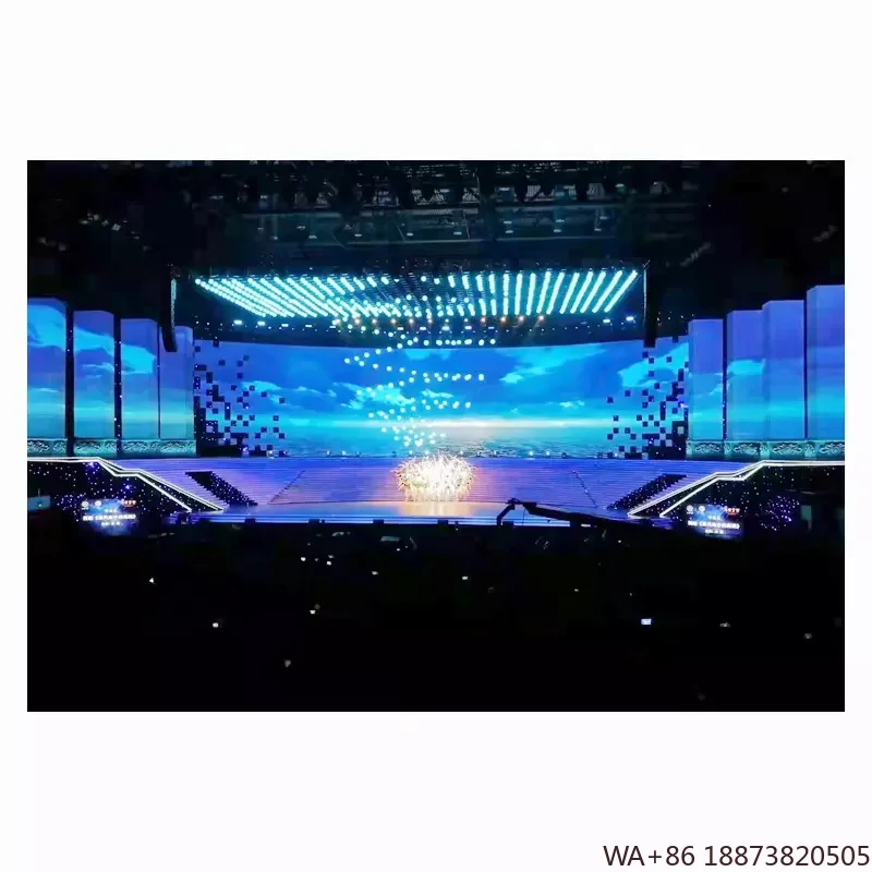 LED Display Vcore High Quality Transparent  Screen P3.91 P4.81 Indoor  Video Wall  Advertising Rental Pantalla  Screen