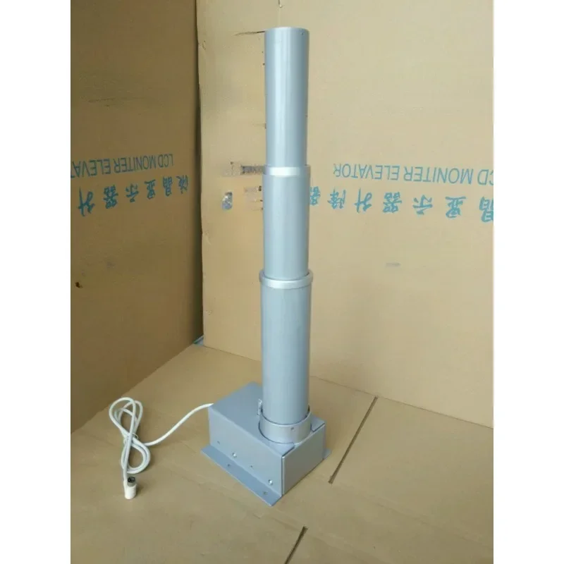 LCD TV Bamboo type electric hanging lifting bracket, lifting column push rod wireless remote control