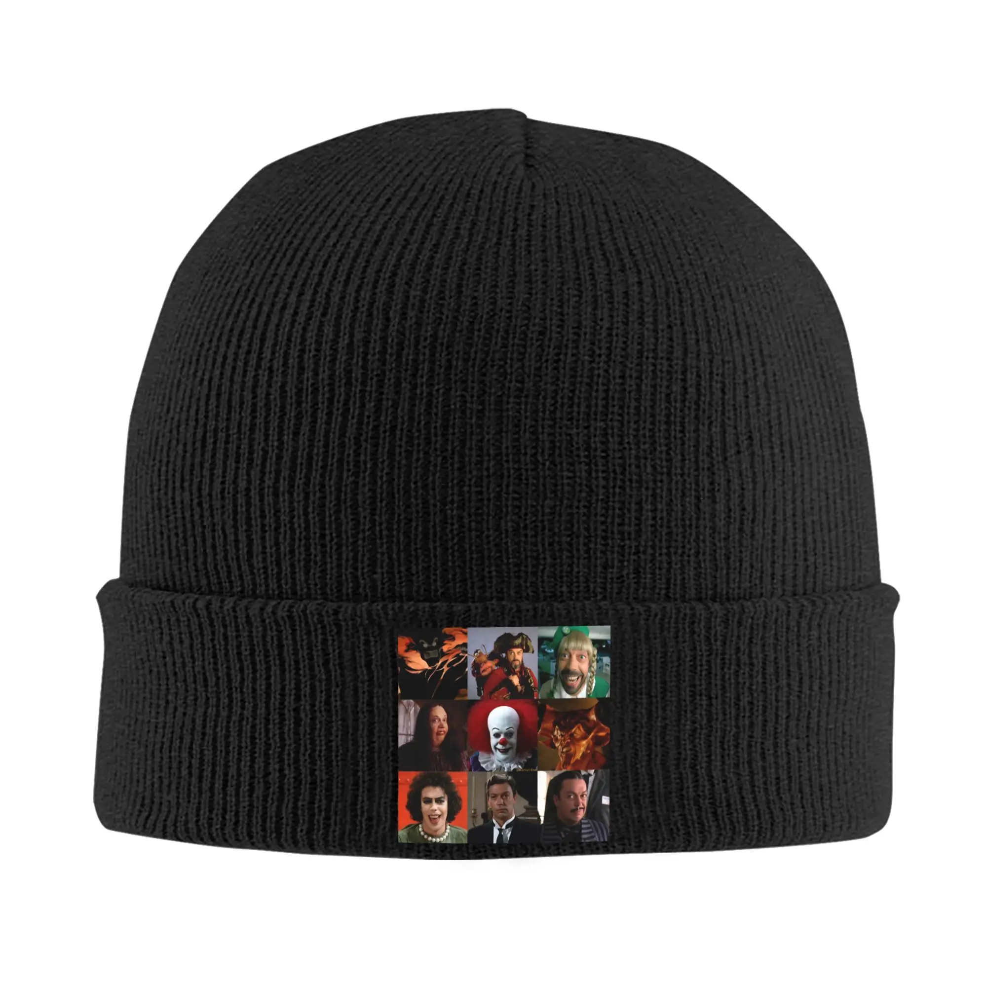 Tim Curry Frank Knit Hat Beanie Autumn Winter Hats Warm Acrylic  Street The Rocky Horror Picture Show Caps for Men Women Gifts,