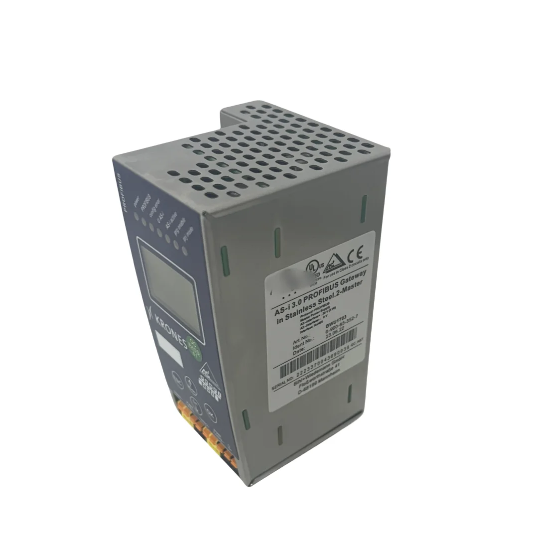 Original New KRONES BWU1703 AS-i 3.0 PROFIBUS Gateway  in Stainless Steel. 2 Masters Module in Stock