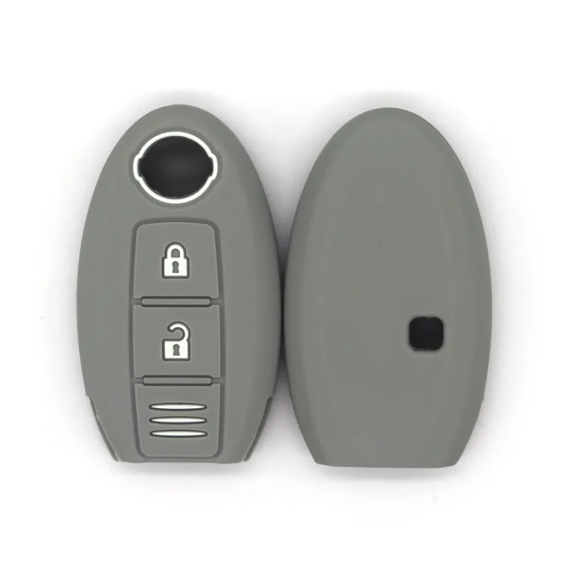 

Suitable for Nissan's new Tiida Teana Qashqai Sylphy Bluebird X-Trail smart 2-button silicone key bag