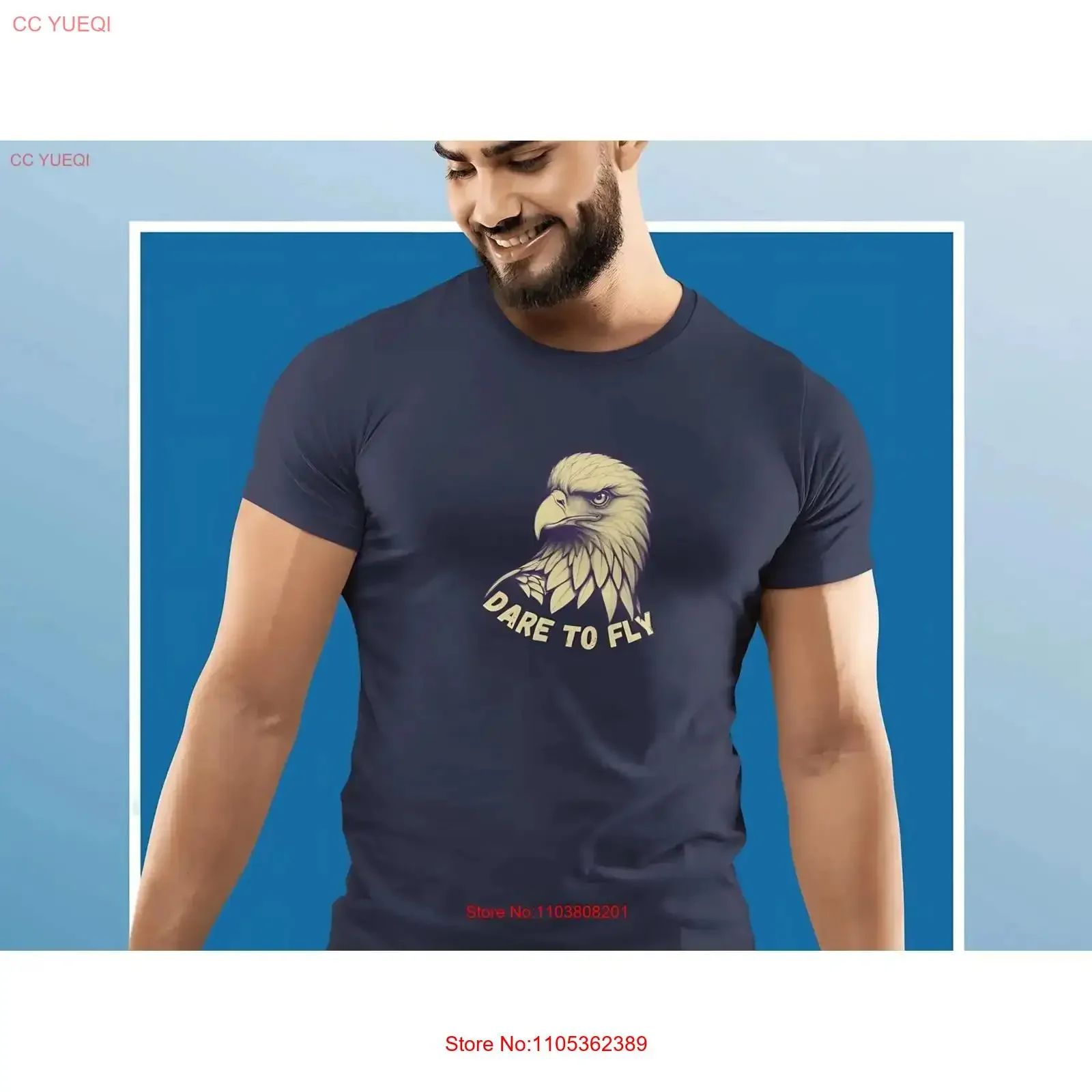 T-shirt Dare To Fly Eagle, inspirant, motivant, ambition et force, superbe t-shirt unisexe vintage, lavé, élégant