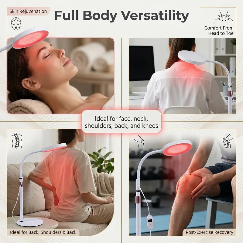 Infrared Red Light 660850nm Skin Rejuvenation, Beauty  Household Timing Intelligent Physiotherapy Lamp Instrument