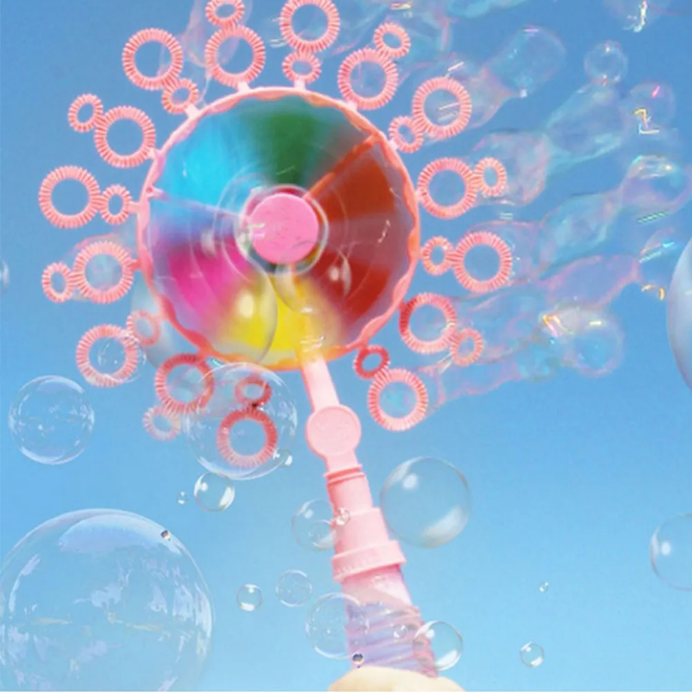 

Набор из 2-х палочек-вертушек для мыльных пузырей для детей: для игр на свежем воздухе, развития координации рук и глаз, социальных навыков, с мультяшным дизайном, для детских праздников