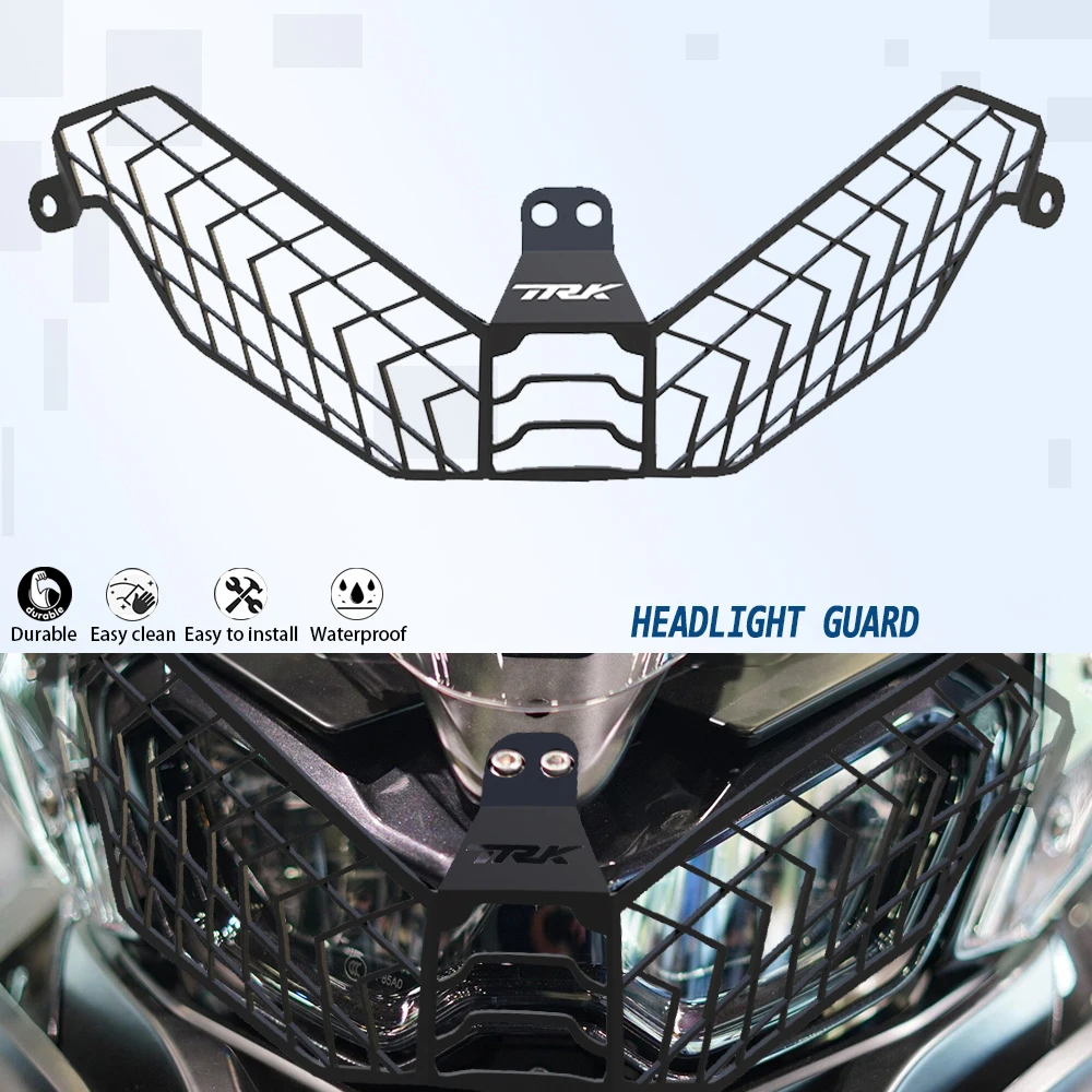 

Motorcycle Headlight Guard Protector Grille Protection Cover For Benelli TRK702X TRK702 TRK 702 X TRK 702X 2022 2023 2024