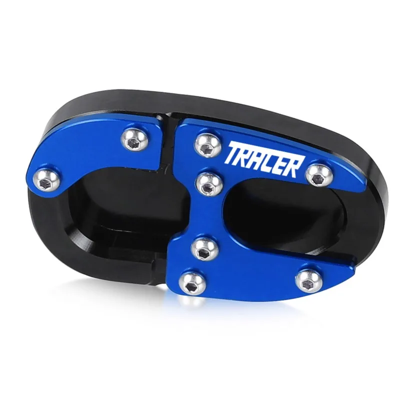 Motorcycle Side Stand Enlarge FOR YAMAHA TRACER TRACER900 TRACER-900 TRACER-9 GT 2023 2026 Pad Kickstand Support Extension Plate 3