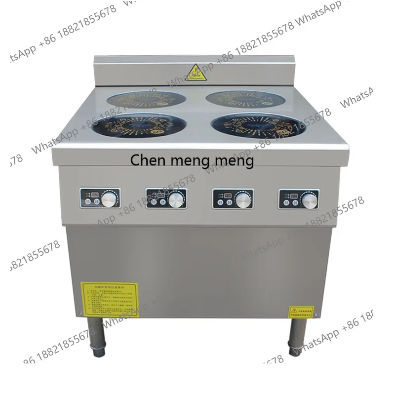 

Commercial induction cooker, intelligent four-head Cantonese rice casserole rice noodle kitchen equipment