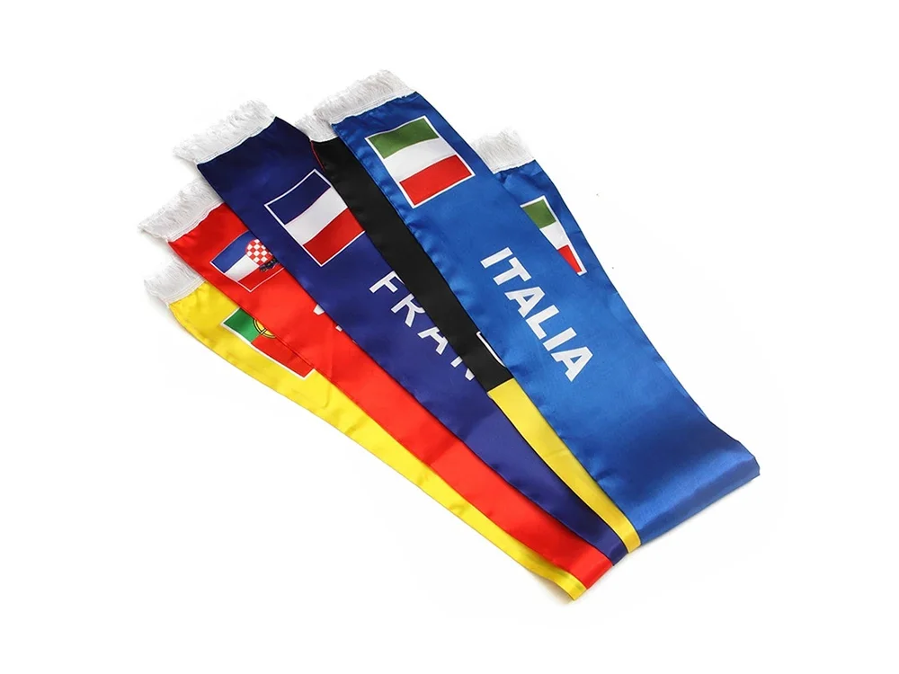 (SKY FLAG) Individuell gestalteter Schal, 14 x 130 cm, mit individuellem Aufdruck, gestalten Sie Ihren eigenen Schal für die Dekoration von Veranstaltungen. – Detail 4