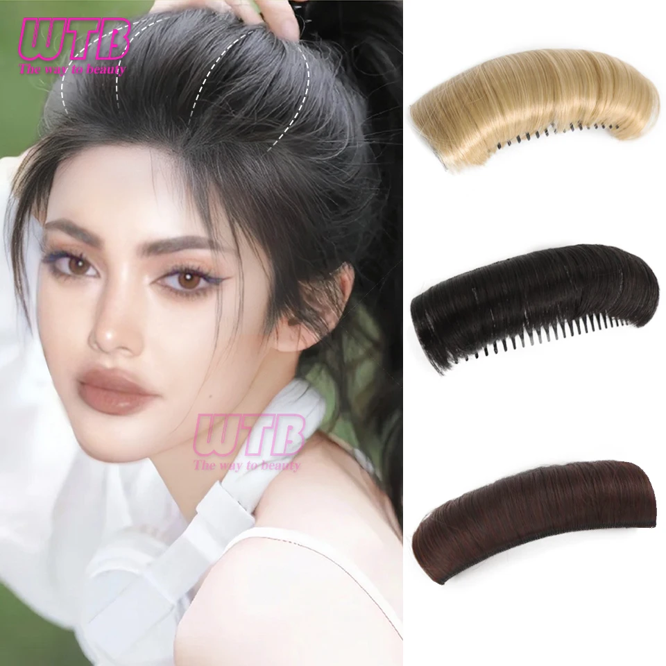 

Hair Bun Invisible False Hair Clip Hair Base Bump Fluffy Hair Pad Styling Insert Tool Volume DIY Hairstyles Hair Pad for Women