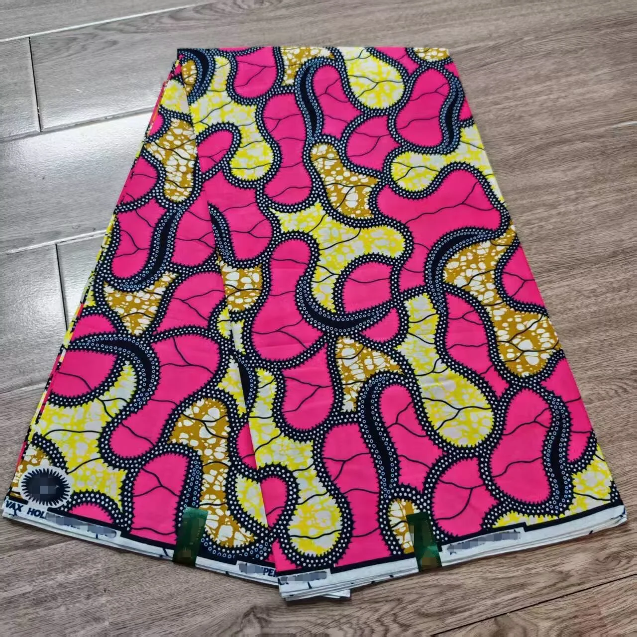 

Настоящий супер V, настоящий воск, гарантированные восковые принты, настоящий голландский Hollandais, набедренная повязка, африканское платье, 100% хлопчатобумажная ткань, 6 ярдов, батик