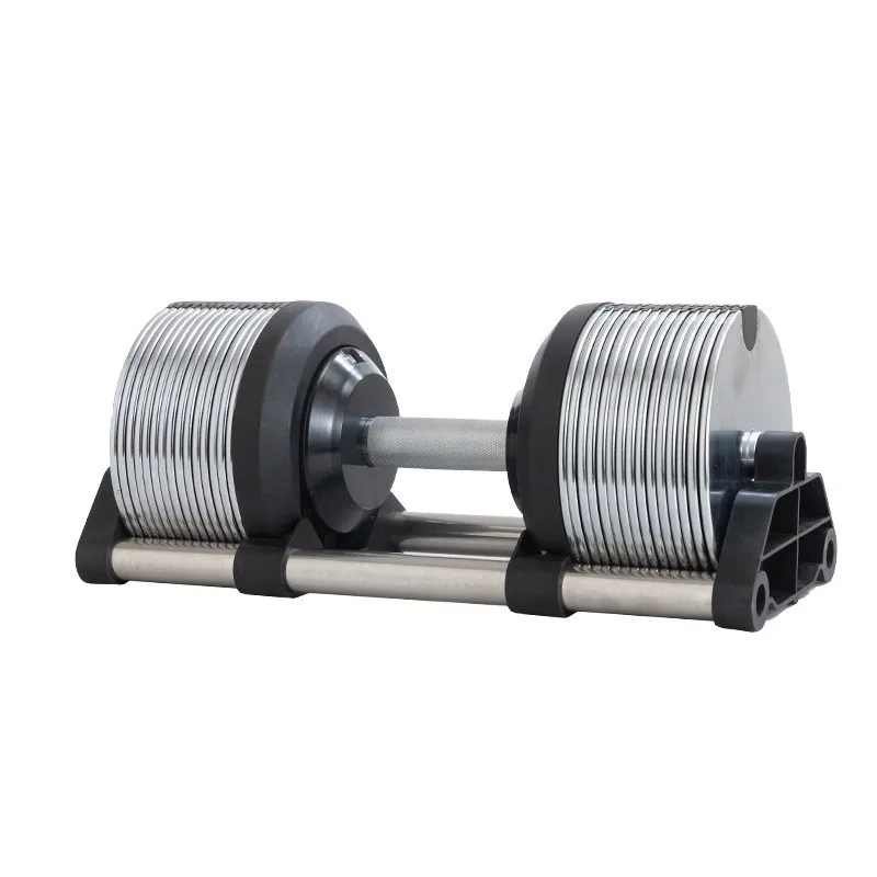 

Adjustable Stainless Steel Dumbbells Gym Equipment Bodybuilders Fitness Enthusiasts Cast Iron Cross-Border Foreign Trade Made