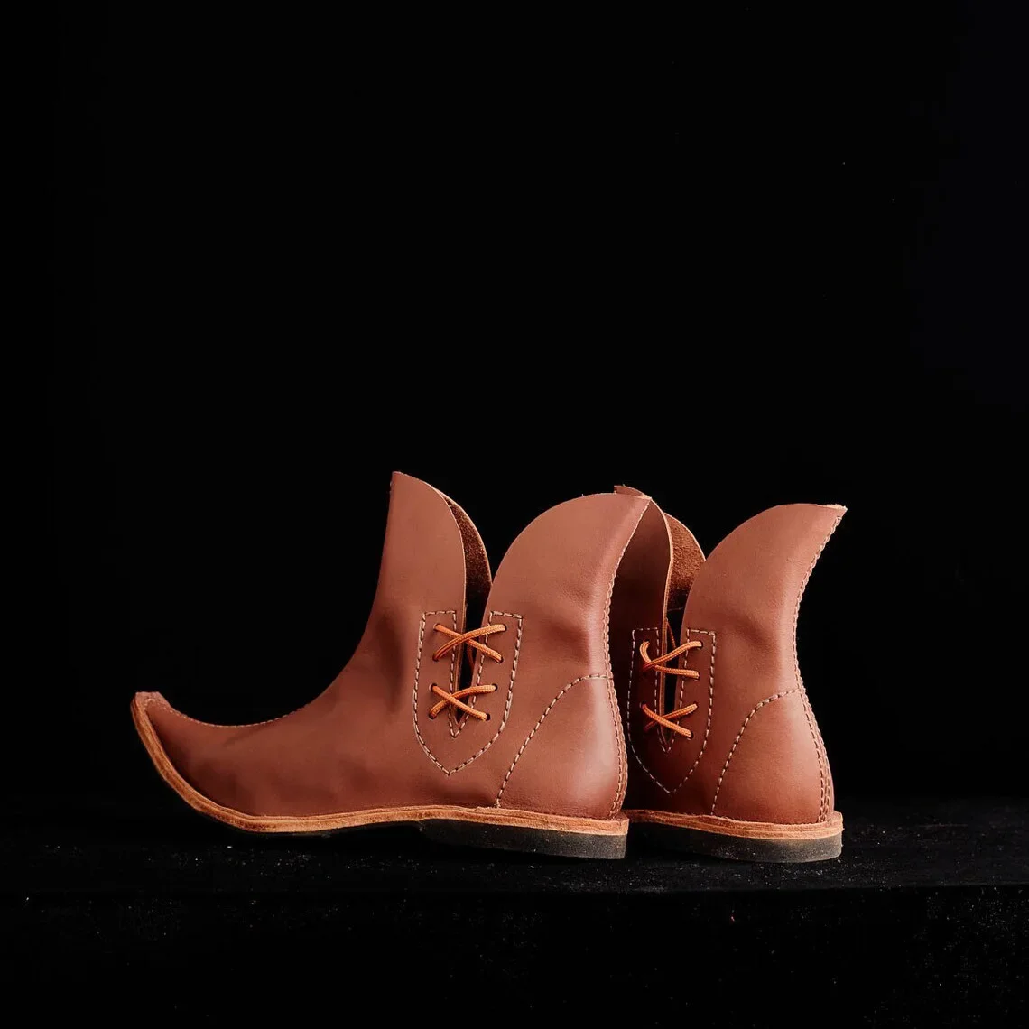 Mittelalterliche Renaissance-Spitzenstiefeletten mit seitlicher Schnürung für Männer und Frauen, Piraten-Halloween-Cosplay-Party-Schuhe 2026 – Detail 9
