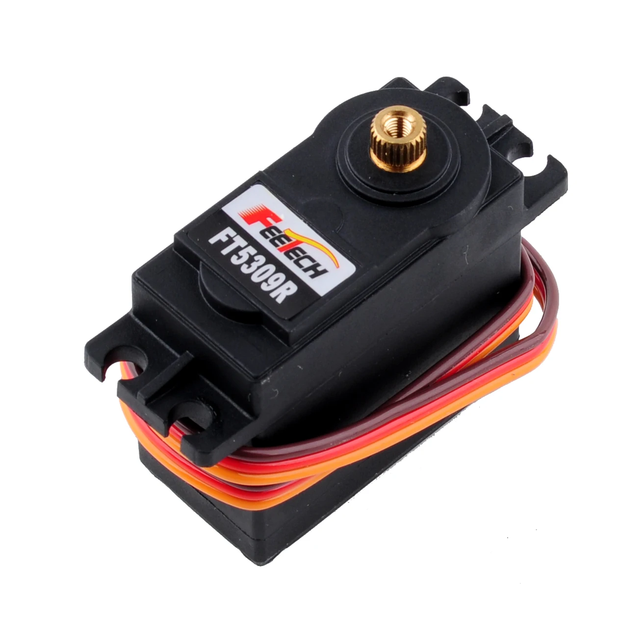 FT5309R Servo digitale 9kg Motore con spazzola metallica Ingranaggio in rame ad alta velocità da 360 gradi 6V per camion cingolato per barche robotiche RC 1:8/1:10