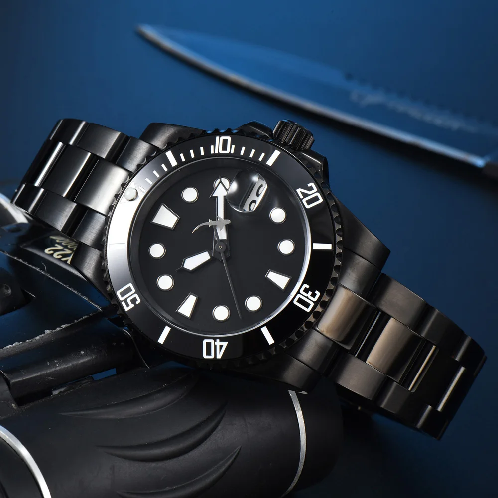 waterproof and scratch resistant calendar CHINA NH35 fashionable sports watch, high hardness sapphire mirror automatic watch
