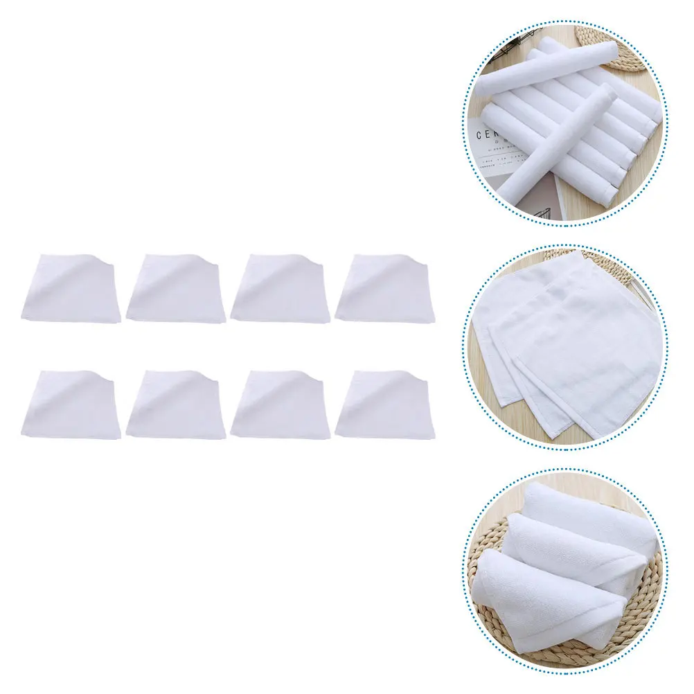 

8Pcs Premium Cotton Face Towels Gentle on Skin Fast Absorbing Washcloths for Daily Cleansing Home Bathroom Essentials