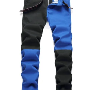 Skinny jeans erkekler olarak değiştirilmiş, iki renk, pantolon ve rahat şort, kırmızı, yeşil, sarı, 28-38, Y2k, moda skinny jeans yeşil erkeklerin en büyük satışlarından 12'si - №12